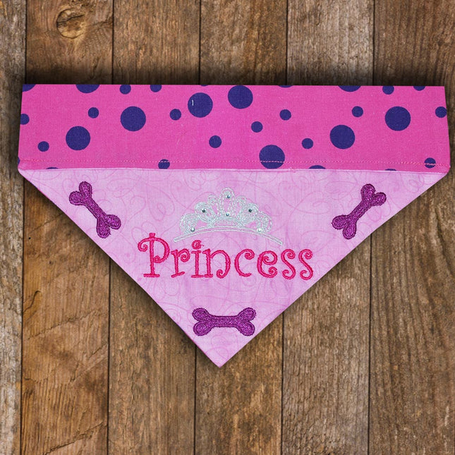 Princess / Over the Collar Dog Bandana