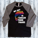 Chameleon - My Pet is Cooler than Yours 3/4 Sleeve Shirt