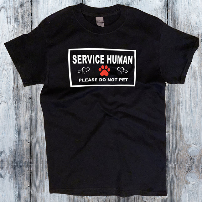 Service Human - Do Not Pet T-Shirt