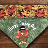 Happy Turkey Day / Thanksgiving Dog Bandana