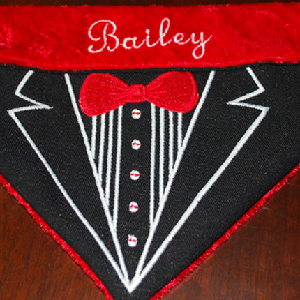 Tuxedo / Over the Collar Dog Bandana