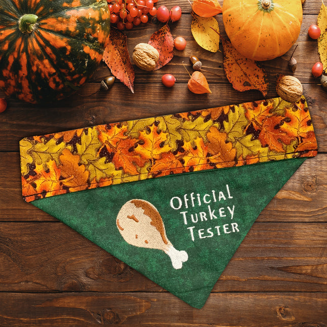 Official Turkey Tester / Thanksgiving Dog Bandana