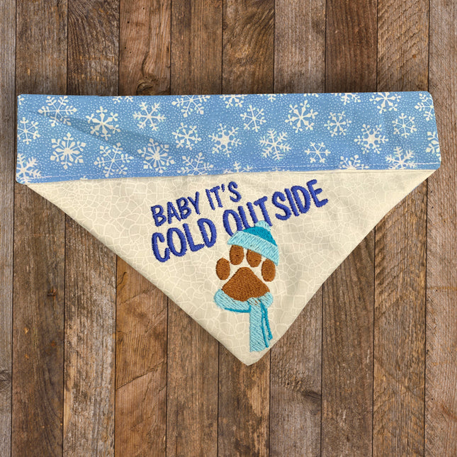 Baby It's Cold Outside / Over the Collar Dog Bandana