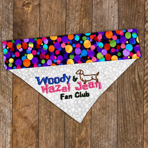 Woody & Hazel Jean Fan Club / Over the Collar Dog Bandana