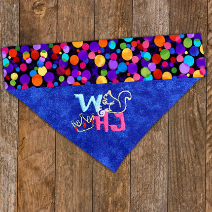 W & HJ - Fan Club Logo / Over the Collar Dog Bandana