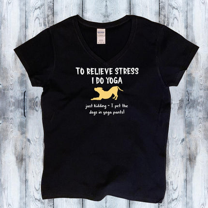 I do Yoga V-Neck T-Shirt
